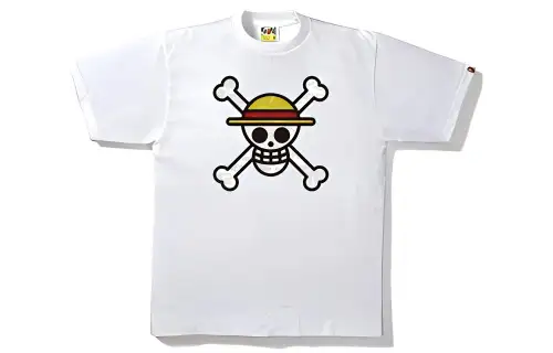 A BATHING APE Bape T Shirts Unisex Crew Neck Moderate Straight Fit