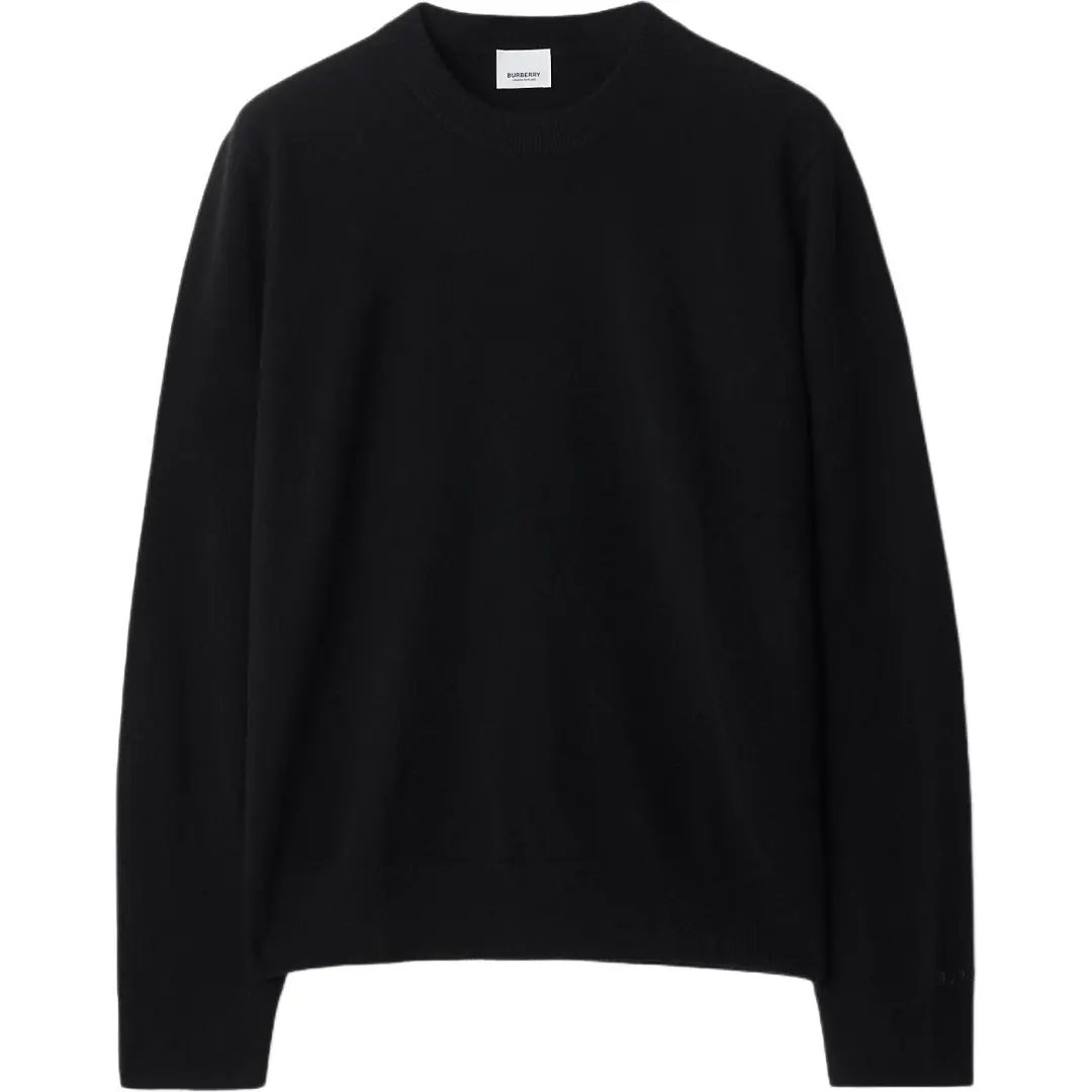 Burberry Cashmere Sweater Men's Black