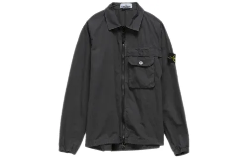 STONE ISLAND Jacket Men's Charcoal Gray