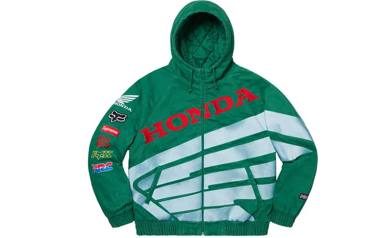 Supreme Honda Fox Racing Puffy Zip Up Jacket