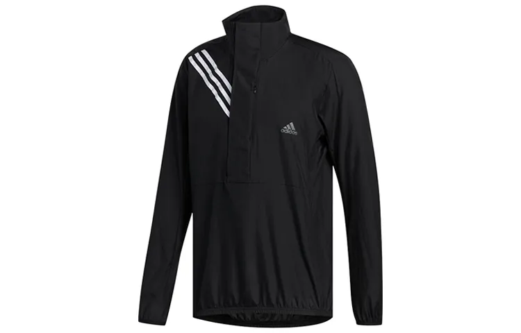 Adidas Jackets Men's Black Stand Collar Moderate Other
