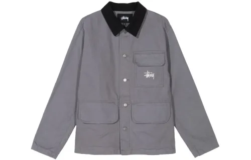Stussy Jackets Men's Lapel Moderate Other