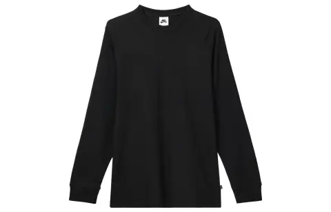 Nike Knitwear Men's Black Crew Neck Moderate Straight Fit