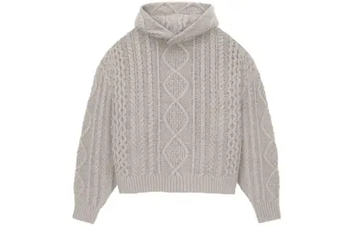 Fear Of God Essentials Cable Knit Hoodie
