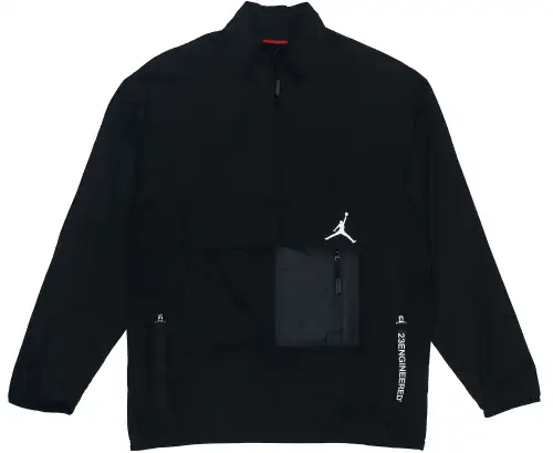 Jordan Jackets Men's Black Stand Collar Moderate Other
