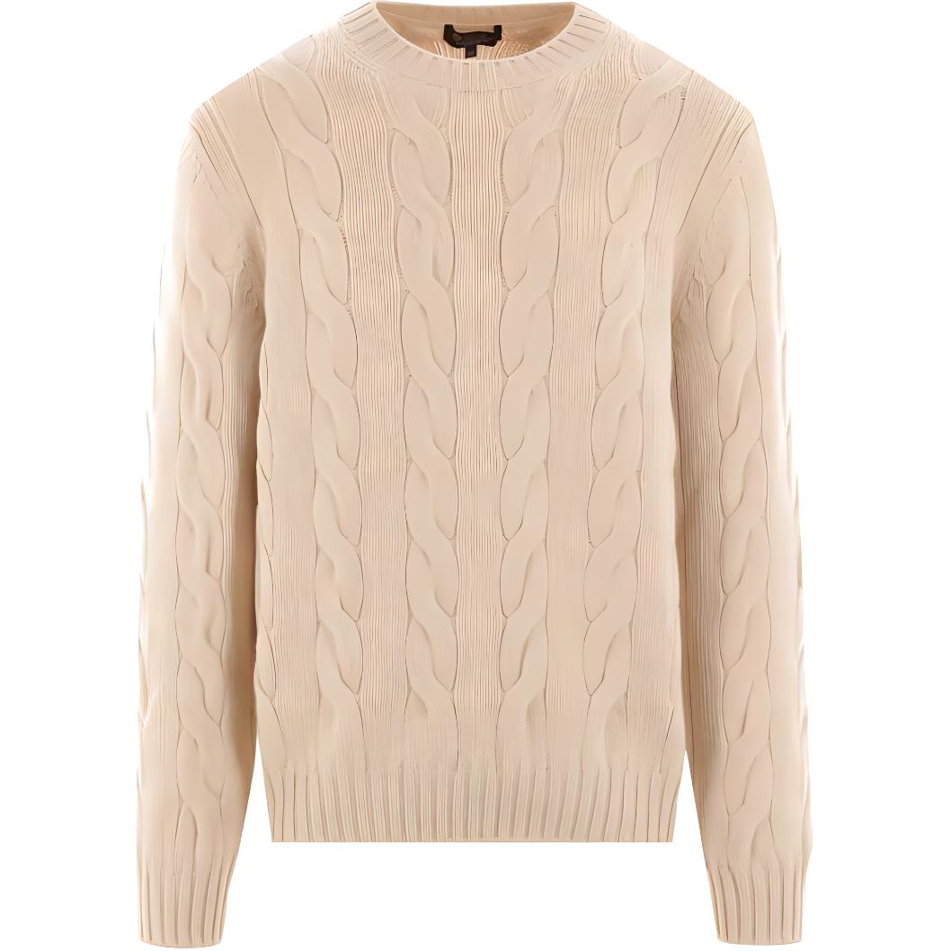 Loro Piana Cable-Knit Crewneck Sweater
