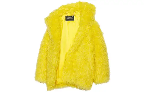 Balenciaga Jackets Unisex Yellow Lapel Thickened Other
