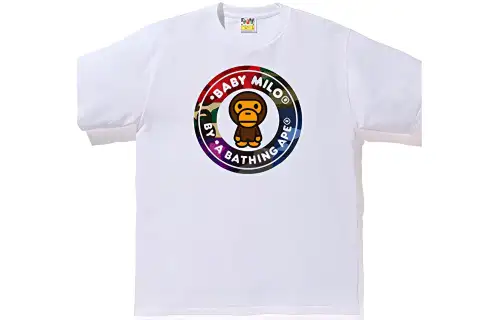 A BATHING APE Bape T Shirts Unisex Crew Neck Moderate Straight Fit