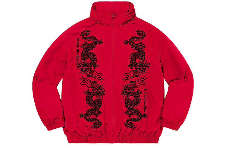 Куртка Supreme SS21 Week 15 Dragon Track (черная) — фото 4
