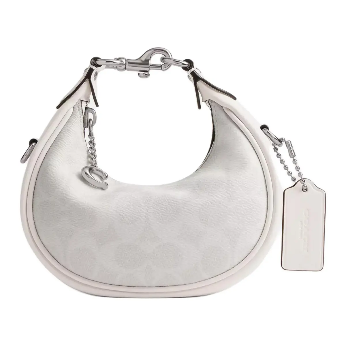COACH JONIE Calfskin One Shoulder Handbag Mini Women's Chalk White
