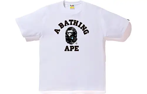 Bape Space Camo College Tee