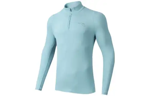 ANTA Running Collection Knitwear Men's Green Stand Collar Moderate Other