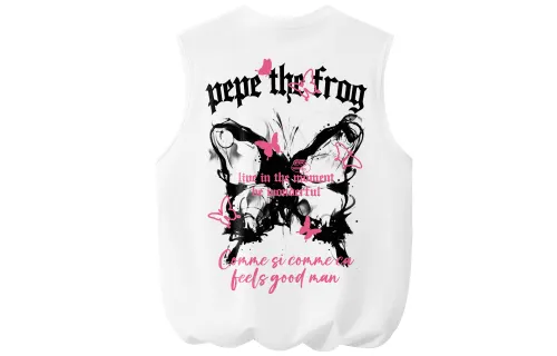 Pepe The Frog Tank Tops Unisex Crew Neck Moderate Straight Fit