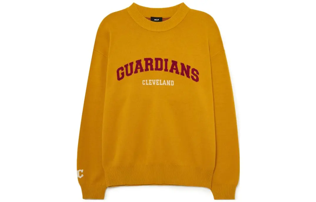 MLB Sweaters Unisex Yellow Crew Neck Moderate Other