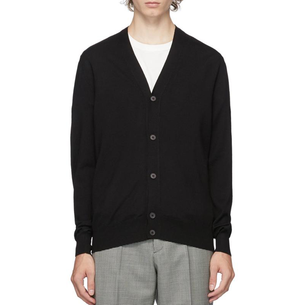 Мужской кардиган Alexander McQueen 626460-Q1WZP-1001 (черный)