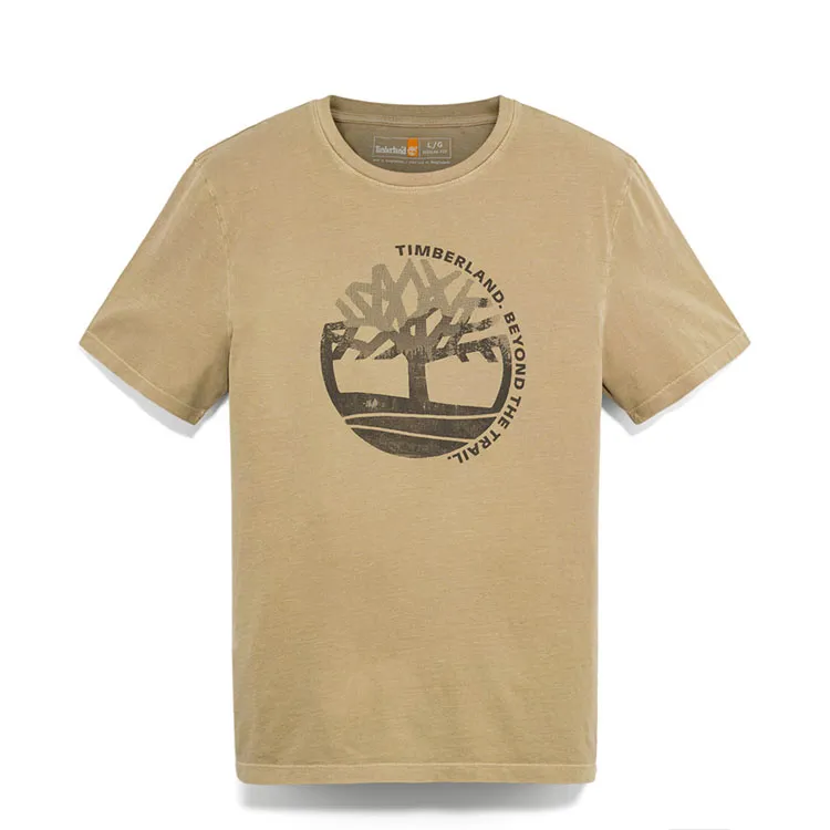 Timberland T Shirt Men's Liquorice Yellow