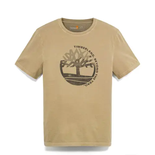 Timberland T Shirt Men's Liquorice Yellow