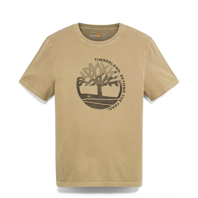 Timberland T Shirt Men's Liquorice Yellow