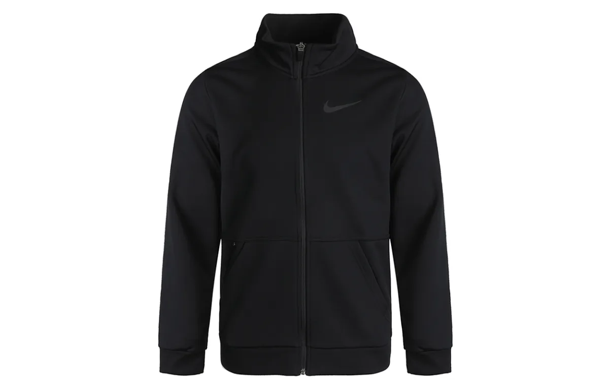 Nike Jackets Men's Black Stand Collar Moderate Other