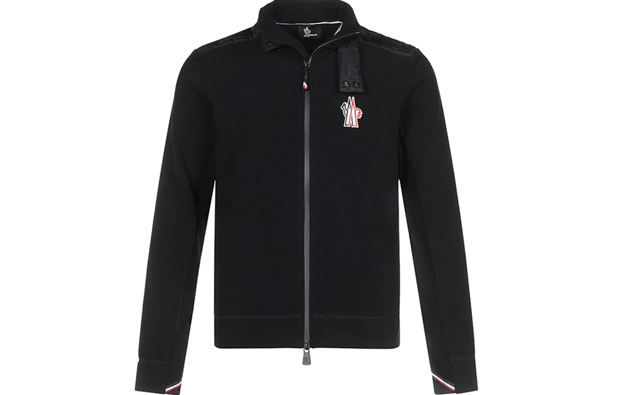 Мужская куртка Moncler Grenoble (черная) — фото 1