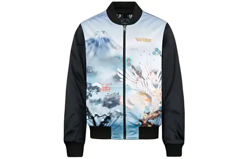 EVISU Jackets Men's Multicolor Baseball Collar Moderate Other