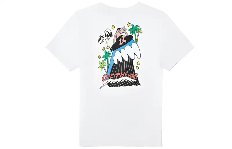 Vans Asia Artist Collaboration Edition T Shirt Men's White