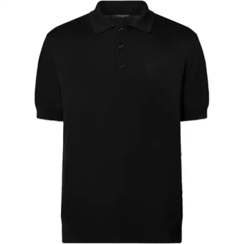 LOUIS VUITTON Cashmere And Cotton Blend Short Sleeved Polo