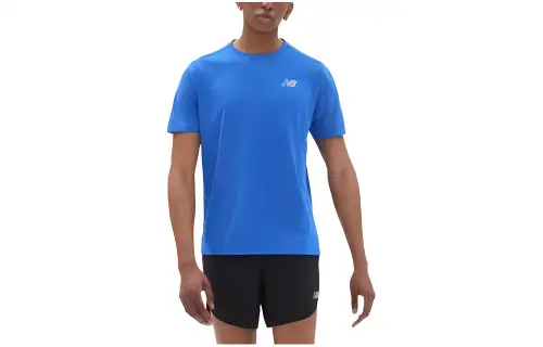 New Balance IMPACT RUN T Shirt Men's Blue