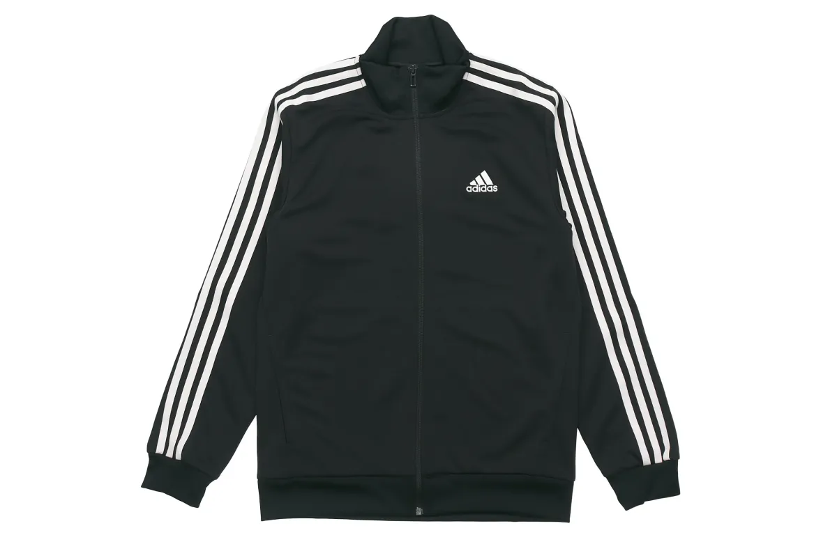 Adidas Jackets Men's Black Stand Collar Moderate Other