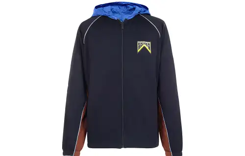 PRADA Jackets Men's Marine Blue Hooded Moderate Other