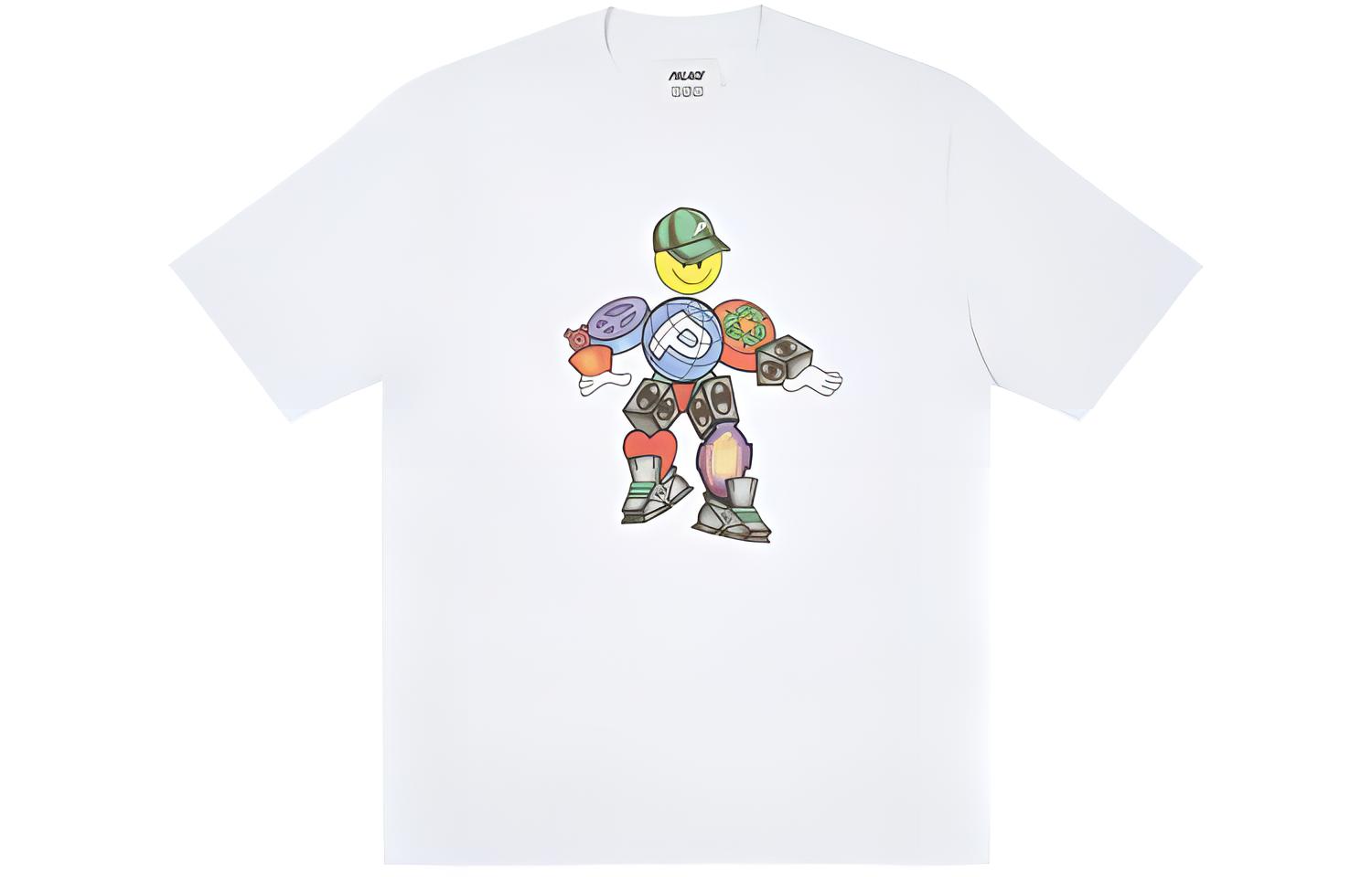Футболка Palace x Pezlondon Pez Pezman T-shirt White (белая)