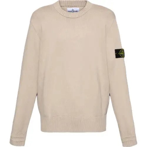 STONE ISLAND Logo Patch Crewneck Jumper