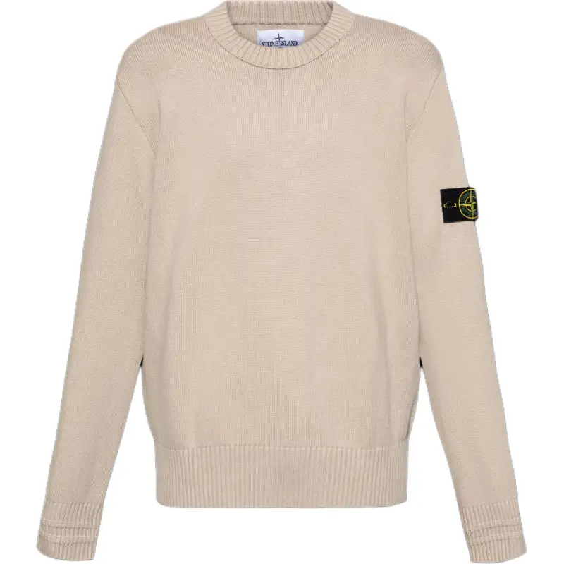 STONE ISLAND Logo Patch Crewneck Jumper
