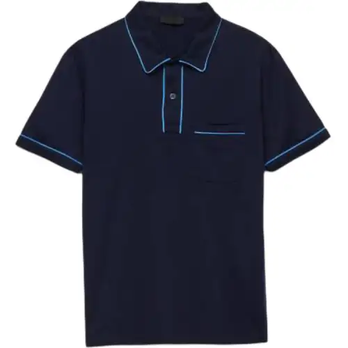 PRADA Polo Shirt Men's Dark Blue