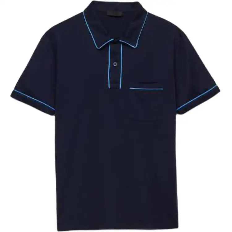 PRADA Polo Shirt Men's Dark Blue