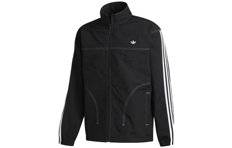 Adidas Originals Embroidered Jacket Men's Black