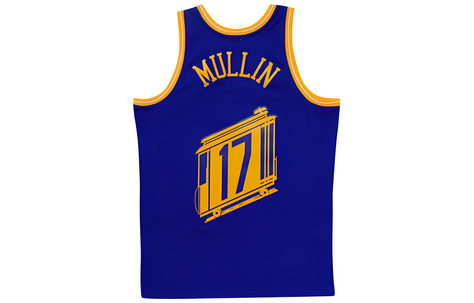 Mitchell Ness Basketball Jersey Unisex Royal Blue