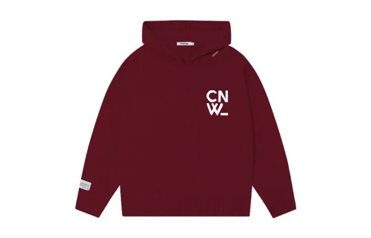 CANOTWAIT_ Hooded Pullover Sweater Fall Winter Unisex
