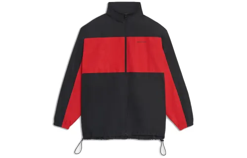 Balenciaga Jackets & Coats Loose Fit Unisex Black Red