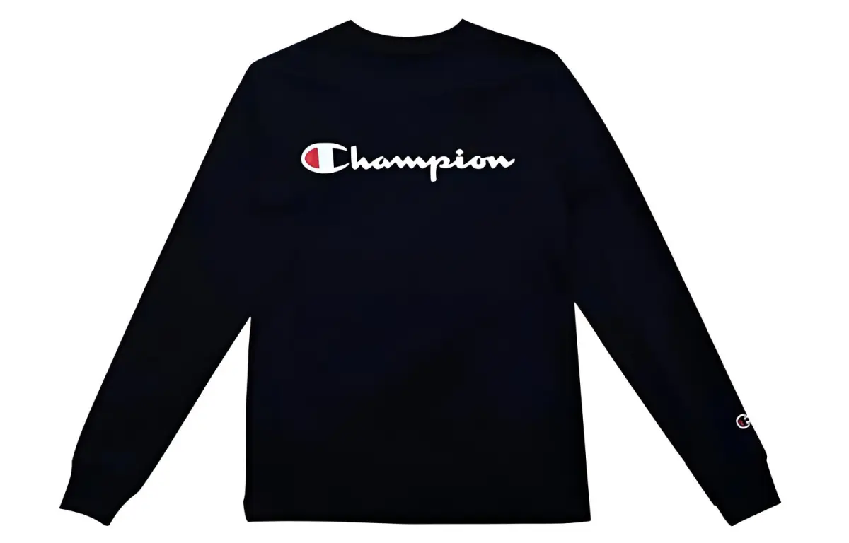Champion T Shirt US Version Unisex Black