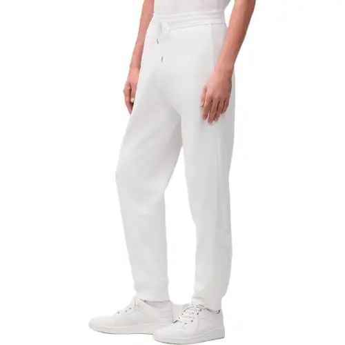 HERMES Knitted Sweatpants Men's White