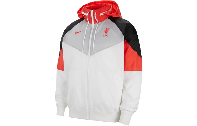 Nike Jackets Men's White Hooded Moderate Other