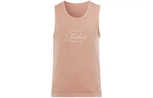 Reebok Tank Tops Unisex Pink Crew Neck Moderate Straight Fit