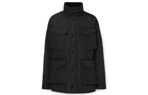 Burberry Packaway Hood Quilted Thermoregulated Field Jacket