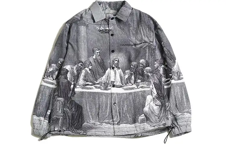 HARSH AND CRUEL Jackets Unisex Lapel Moderate Other
