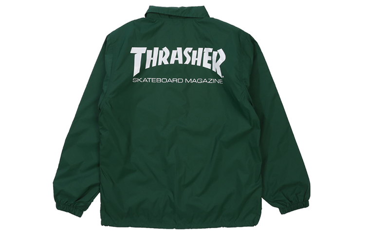 Куртка Thrasher Mag Coach Jacket (зеленая)