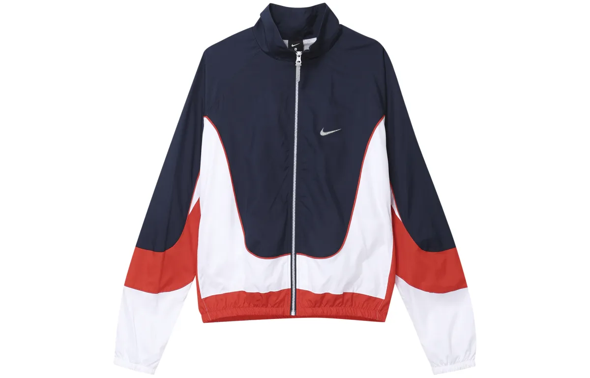 Nike Jackets Men's Dark Blue Stand Collar Moderate Other