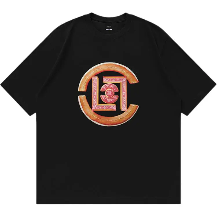 CLOT T Shirts Men's Crew Neck Moderate Straight Fit