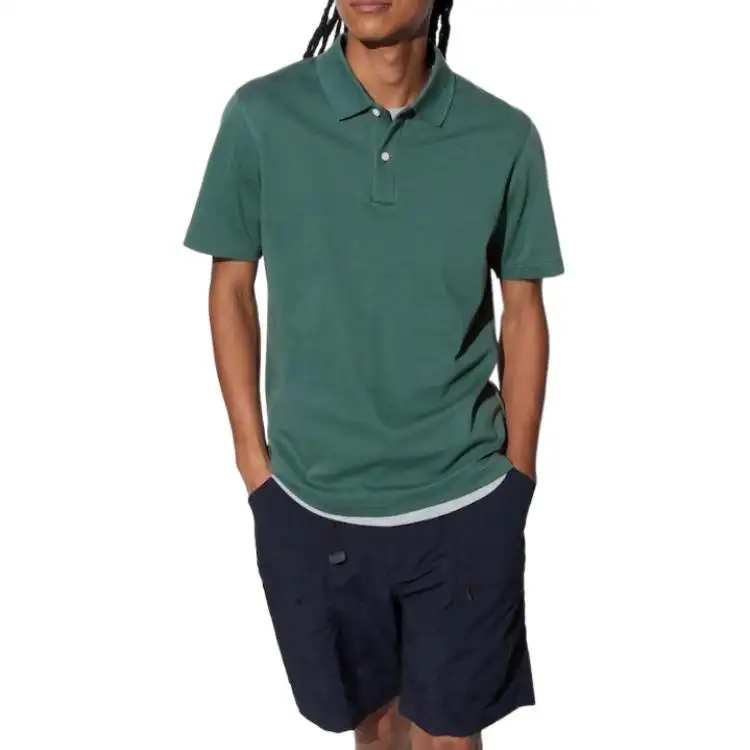 UNIQLO AIRism Polo Shirt Unisex Turquoise