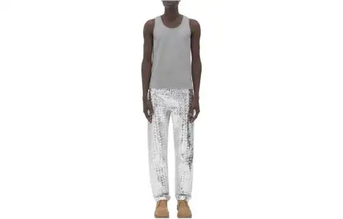Bottega Veneta Tank Tops Men's Light Gray Crew Neck Moderate Other